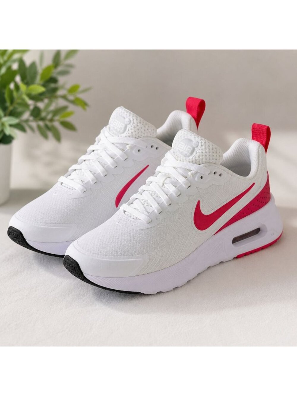 Nike Air Max INTRLK Lite Women US 6.5 White Pink Running Athletic Sneakers Shoes